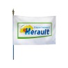 Drapeau des départements français sur hampe