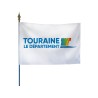 Drapeau des départements français sur hampe