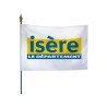 Drapeau des départements français sur hampe