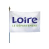 Drapeau des départements français sur hampe