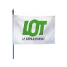 Drapeau des départements français sur hampe