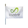Drapeau des départements français sur hampe