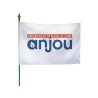 Drapeau des départements français sur hampe
