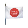 Drapeau des départements français sur hampe