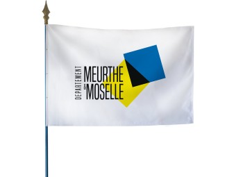 Drapeau des départements français sur hampe