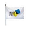 Drapeau des départements français sur hampe