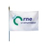 Drapeau des départements français sur hampe