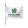 Drapeau des départements français sur hampe
