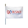 Drapeau des départements français sur hampe