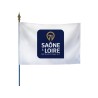 Drapeau des départements français sur hampe