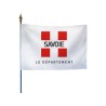 Drapeau des départements français sur hampe