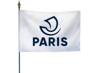 Drapeau des départements français sur hampe