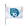 Drapeau des départements français sur hampe