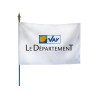 Drapeau des départements français sur hampe