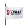 Drapeau des départements français sur hampe