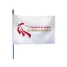 Drapeau des départements français sur hampe
