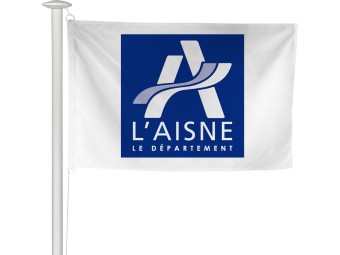 Pavillon des départements français pour mât