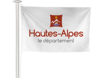 Pavillon des départements français pour mât