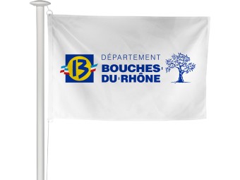 Pavillon des départements français pour mât