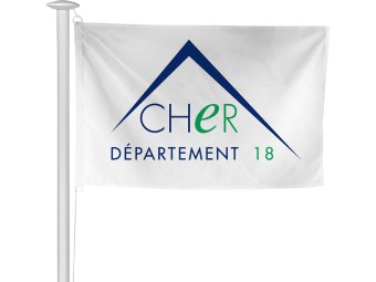Pavillon des départements français pour mât