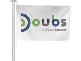 Pavillon des départements français pour mât