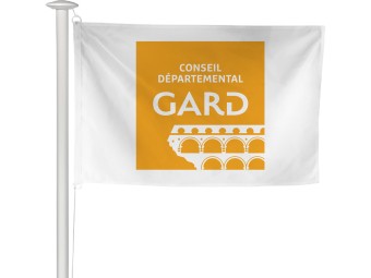 Pavillon des départements français pour mât