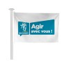 Pavillon des départements français pour mât