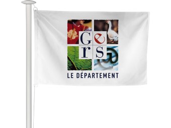 Pavillon des départements français pour mât