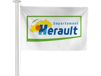 Pavillon des départements français pour mât