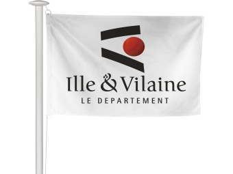 Pavillon des départements français pour mât