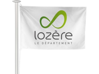 Pavillon des départements français pour mât