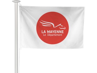 Pavillon des départements français pour mât