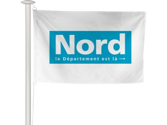 Pavillon des départements français pour mât