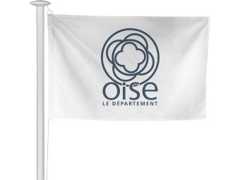 Pavillon des départements français pour mât