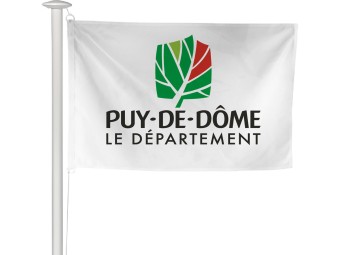 Pavillon des départements français pour mât