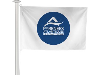 Pavillon des départements français pour mât