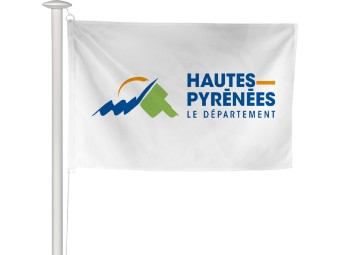 Pavillon des départements français pour mât