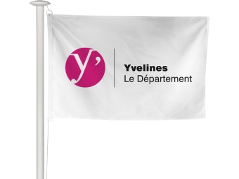Pavillon des départements français pour mât