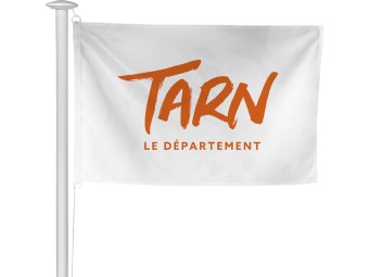 Pavillon des départements français pour mât
