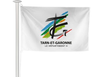 Pavillon des départements français pour mât
