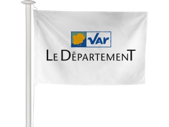 Pavillon des départements français pour mât