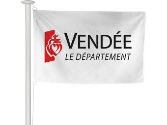 Pavillon des départements français pour mât