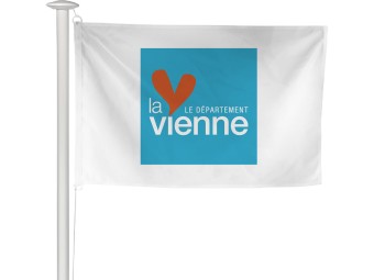 Pavillon des départements français pour mât