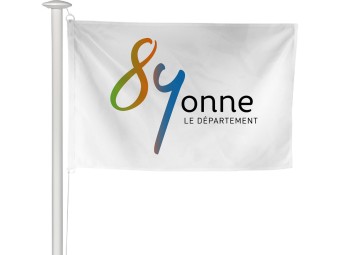 Pavillon des départements français pour mât
