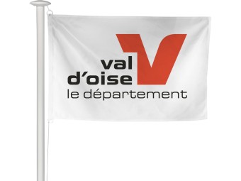 Pavillon des départements français pour mât