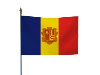 Drapeau des pays du monde sur hampe