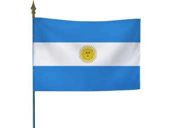 Drapeau des pays du monde sur hampe