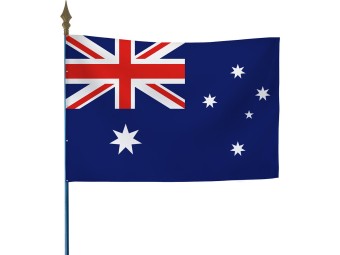 Drapeau des pays du monde sur hampe