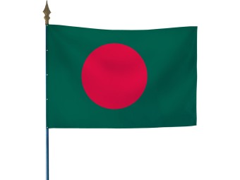 Drapeau des pays du monde sur hampe