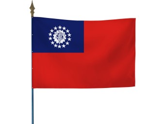 Drapeau des pays du monde sur hampe